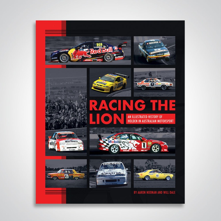 Shop V8 Sleuth | Racing The Lion: An Illustrated History Of Holden In Australian Motorsport Hardcover Book