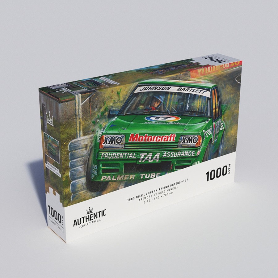 Shop Authentic Collectables | 1983 Dick Johnson Racing Greens'-Tuf 1000 Piece Jigsaw Puzzle