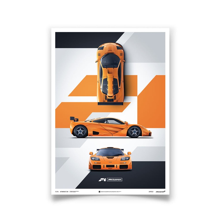 Shop Automobilist | Mclaren F1 Lm - Papaya Orange Print