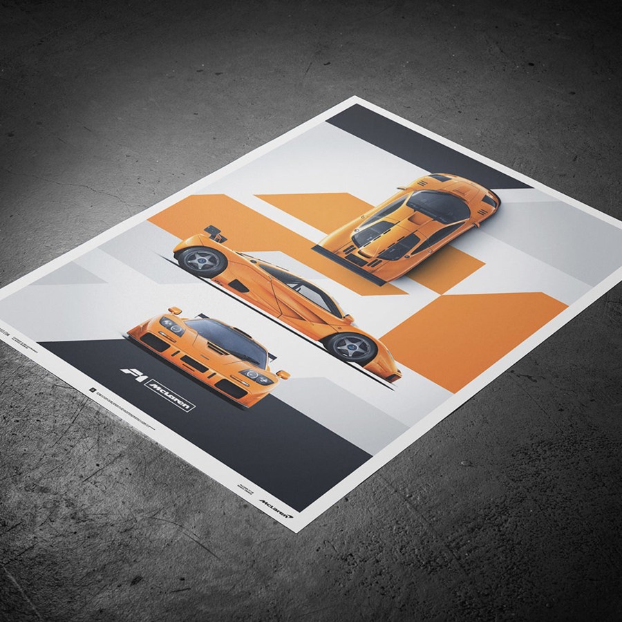 Shop Automobilist | Mclaren F1 Lm - Papaya Orange Print