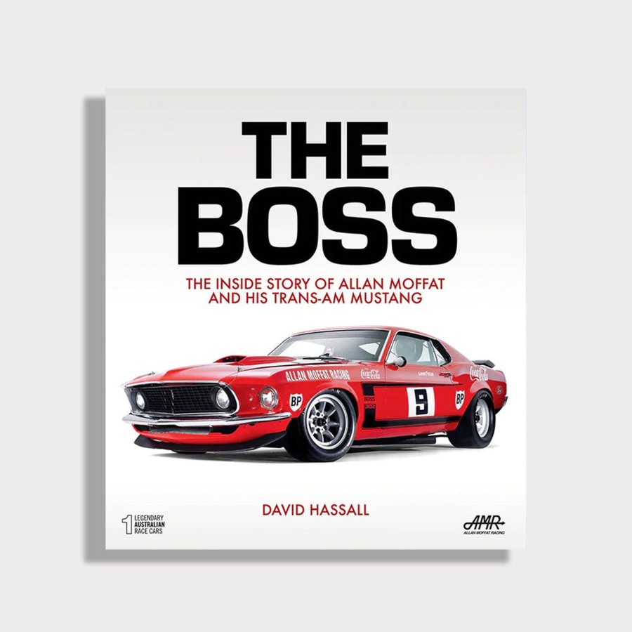 Shop V8 Sleuth | The Boss: The Inside Story Of Allan Moffat And His Trans-Am Mustang Hardcover Book