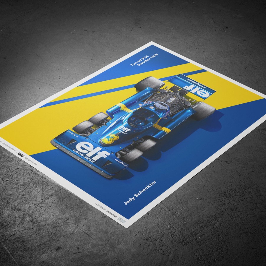 Shop Automobilist | Tyrrell P34 - Jody Scheckter - Swedish Grand Prix - 1976 - Limited Edition