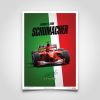 Shop Automobilist | Ferrari F1-2000 Michael Schumacher 2000 F1 World Championship Winner - Italy Edition Print