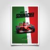 Shop Automobilist | Ferrari F1-2000 Michael Schumacher 2000 F1 World Championship Winner - Italy Edition Print