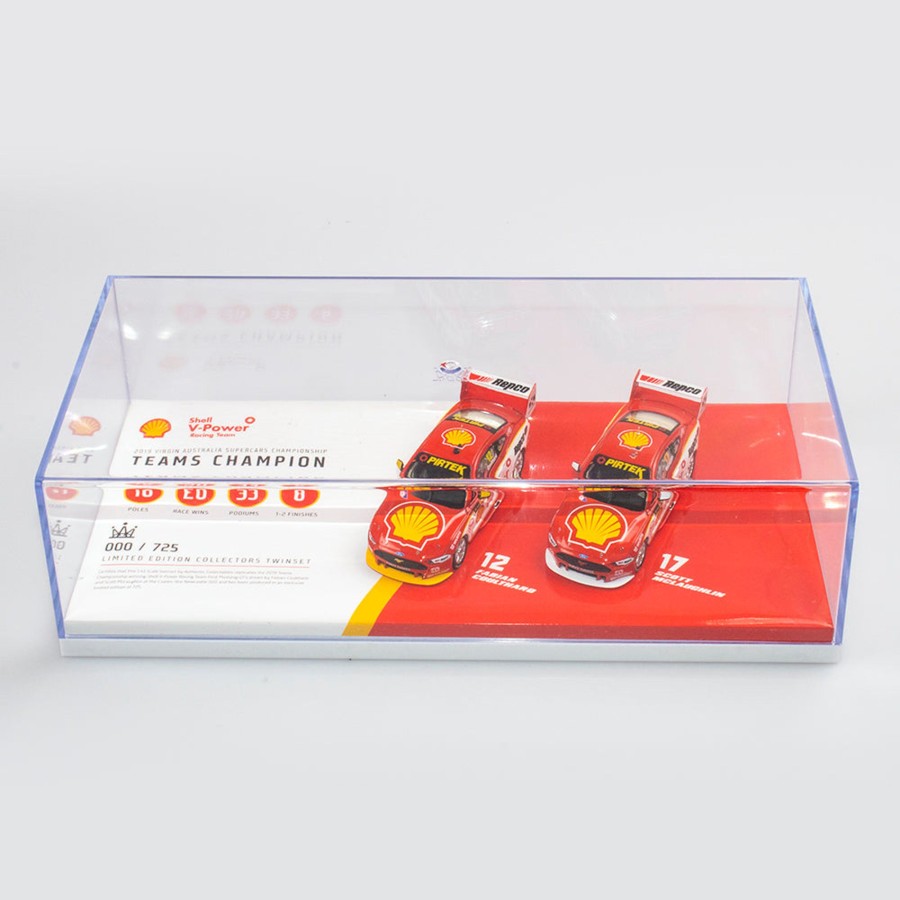 Shop Authentic Collectables | 1:43 Shell V-Power Racing Team #12 / #17 Ford Mustang Gt Supercars - 2019 Teams Champion Twinset