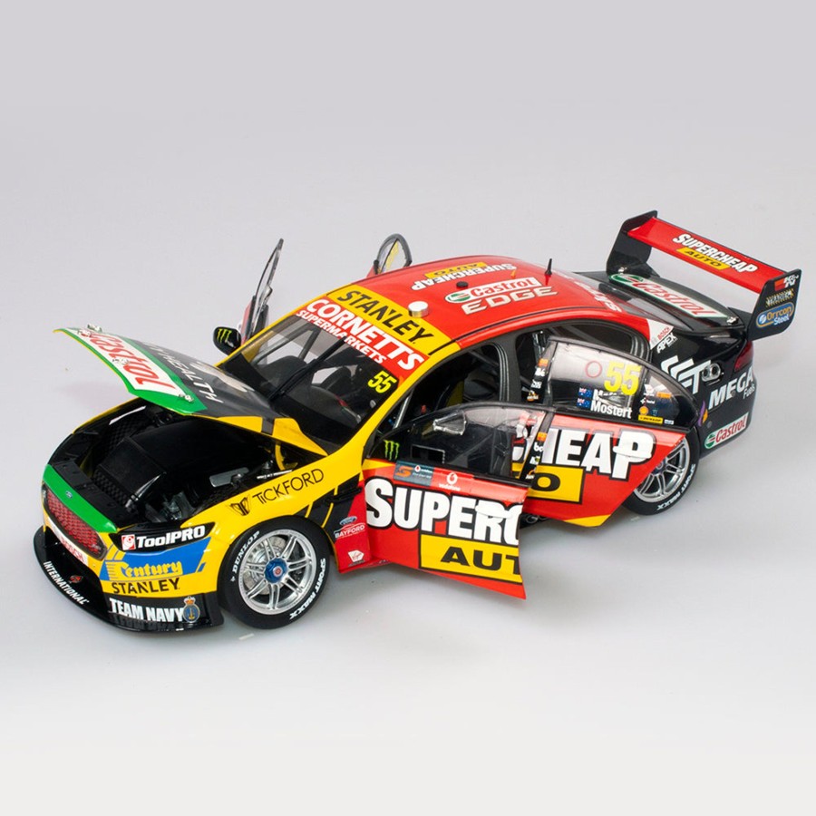 Shop Authentic Collectables | 1:18 Supercheap Auto Racing #55 Ford Fgx Falcon - 2018 Vodafone Gold Coast 600 Winner - Drivers: Chaz Mostert / James Moffat