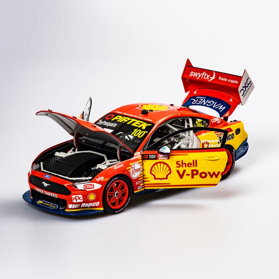 Shop Authentic Collectables | 1:18 Shell V-Power Racing Team #100 Ford Mustang Gt - 2022 Repco Bathurst 1000 (Djr 1000 Races Livery)