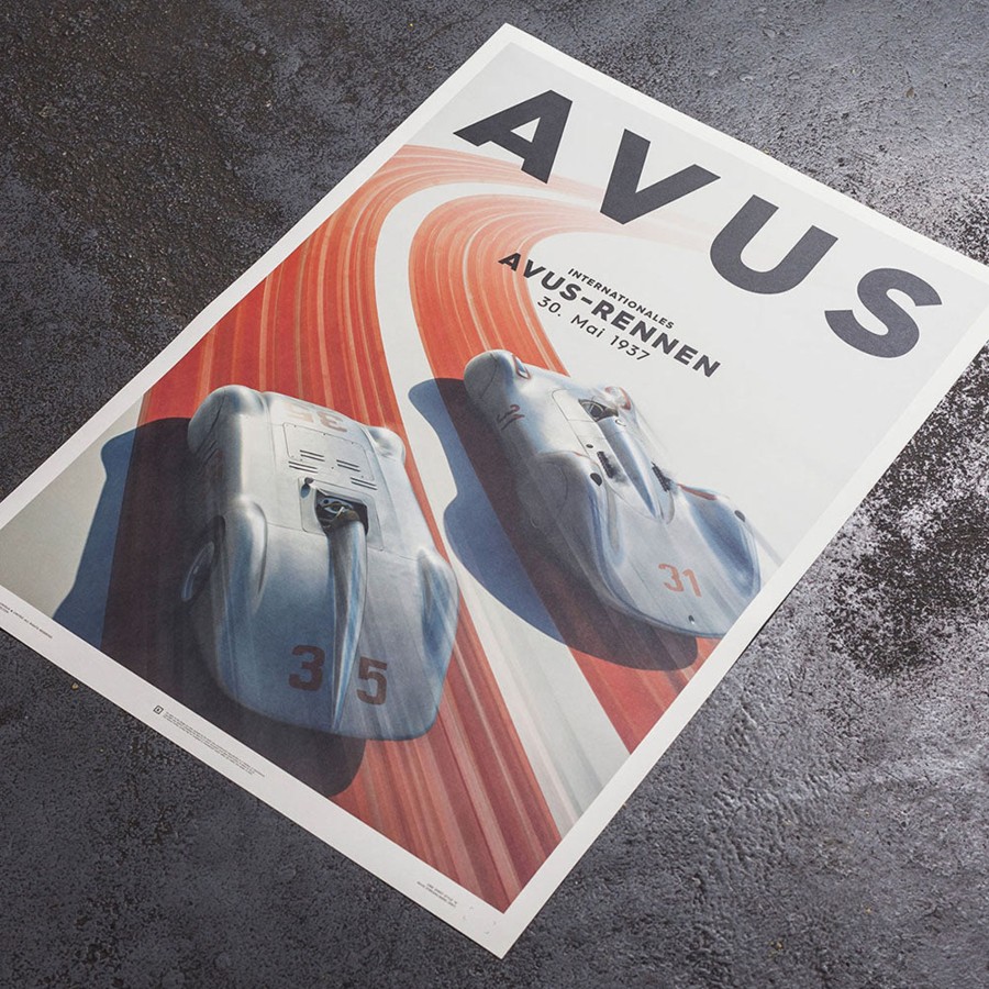 Shop Automobilist | Silver Arrows Avus Print